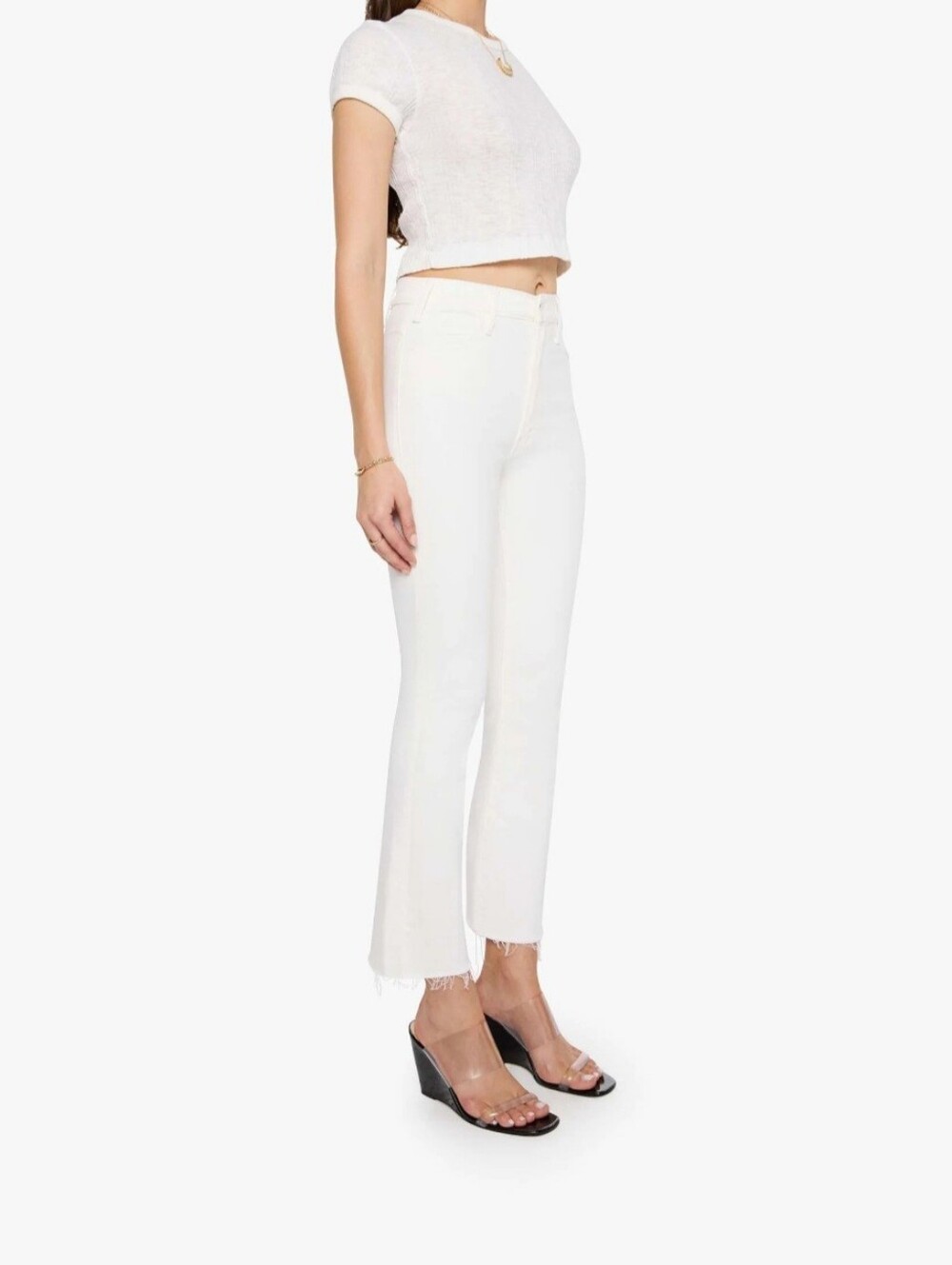 MOTHER The Hustler Ankle Fray Fairest Of Them All Jeans